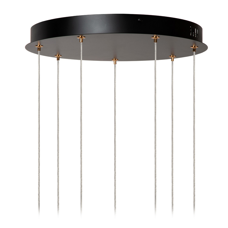 Suspension Fira - transparant - Ø39cm - dimmable - 7x4W - 2700K