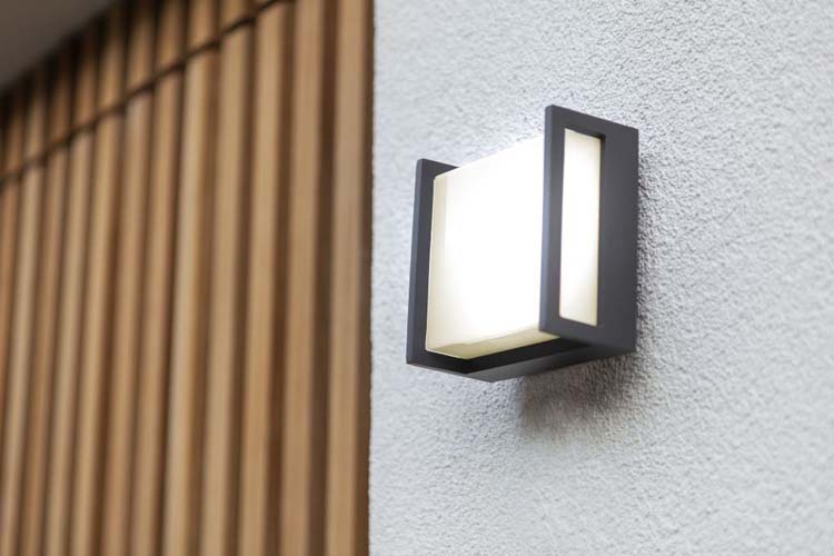 Buitenverlichting wandlamp donkergrijs 3000K 650 lumen