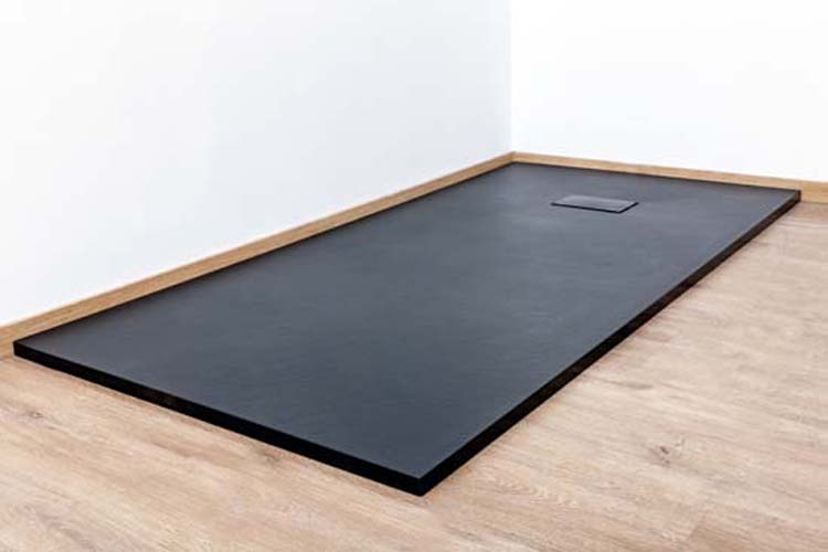 Receveur de douche Moby ardoise noir 180x90cm