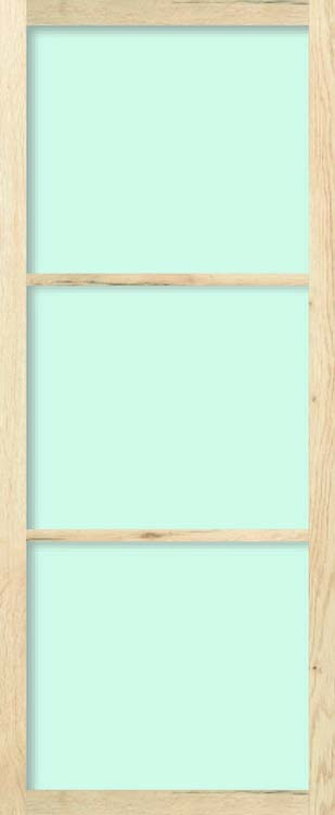 Feuille de porte steel look RW oak 3 verre claire 93 x 211,5 cm Feuille de porte steel look RW oak 3 verre claire 93 x 211,5 cm
