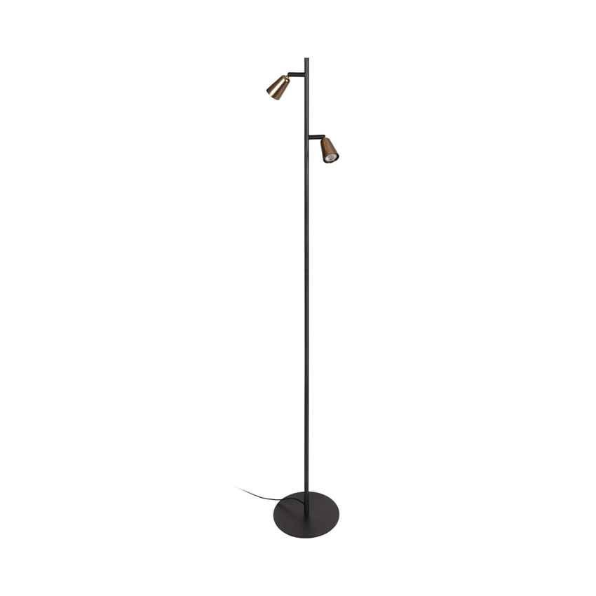 Lucide Essential Tiana - Lampadaire - 2xGU10 (MR16) - Couleur champagne