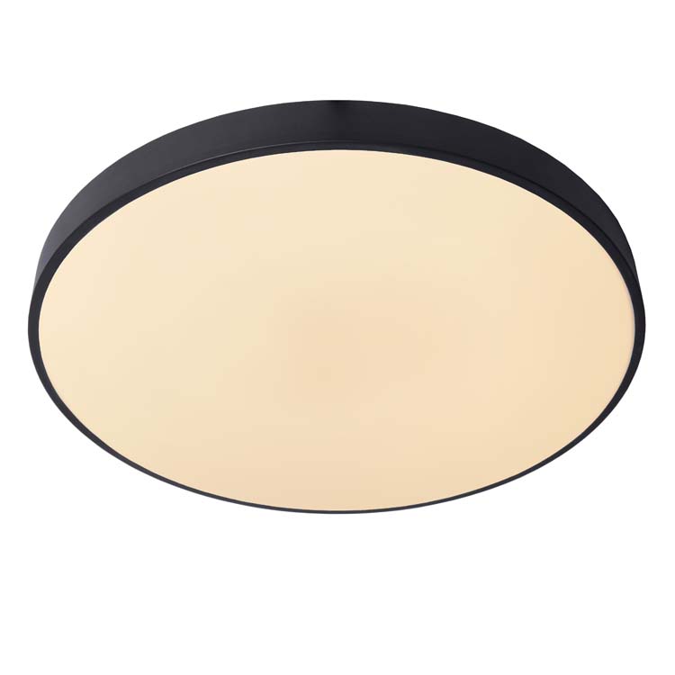 Plafonnier - Ø 60 cm - LED Dim. - 1x60W 2700K - 3 StepDim - Noir