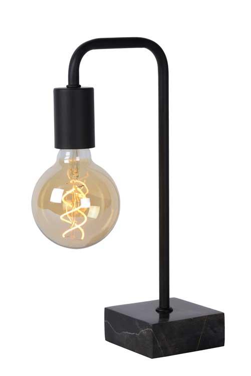 Lucide LORIN - Lampe de table - E27 - Noir