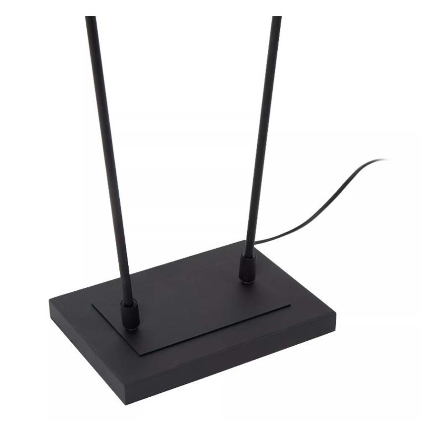 Lucide Vibes Duarte - Lampadaire - 2xG9 - Fer gris