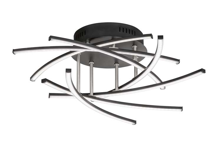 Plafondlamp Zwart mat 45W 4000K 4300LM