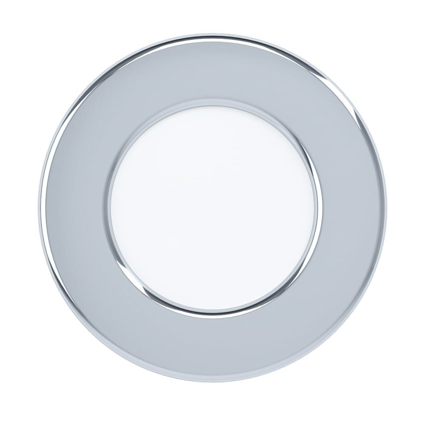 Spot encastrable - chrome - Ø8,6cm - LED - 1x2,7W - 4000K