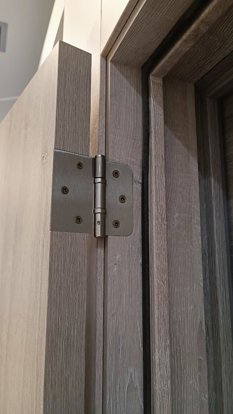 Porte intérieure complète Nalba chêne 201,5x63cm tubulaire réversible + châssis 16,5cm