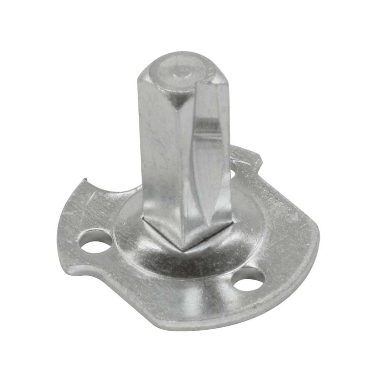 Bevestiging plaatje + tige vierkant 8mm