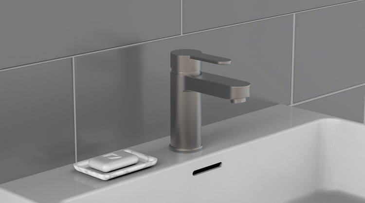 Robinet de lavabo Egon graphite mat