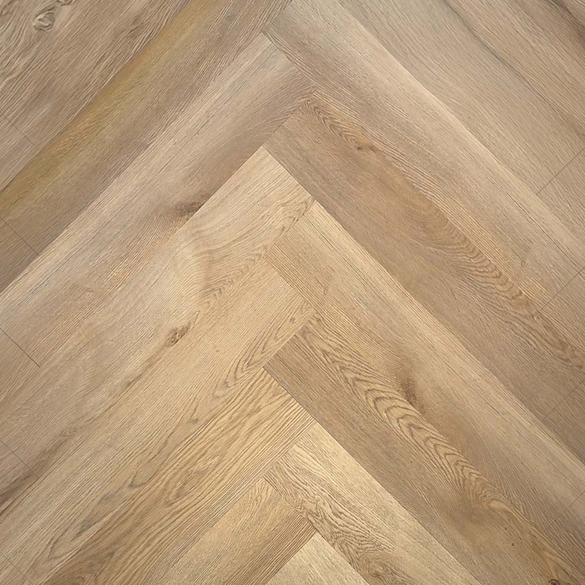 Vinyl vloer Acri plank 6mm eik bruin 75x15cm met ondervloer