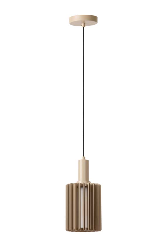 Suspension - taupe - Ø15cm - 1xE27 - 40W