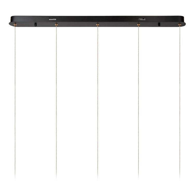 Suspension Fira - transparant - dimmable - 5x4W - 2700K
