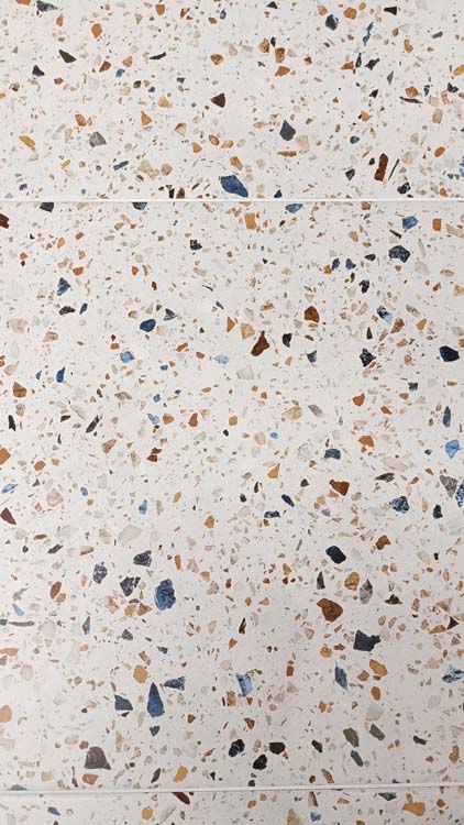 Vloer- en wandtegel Minimal terrazzo colormix 60x60cm