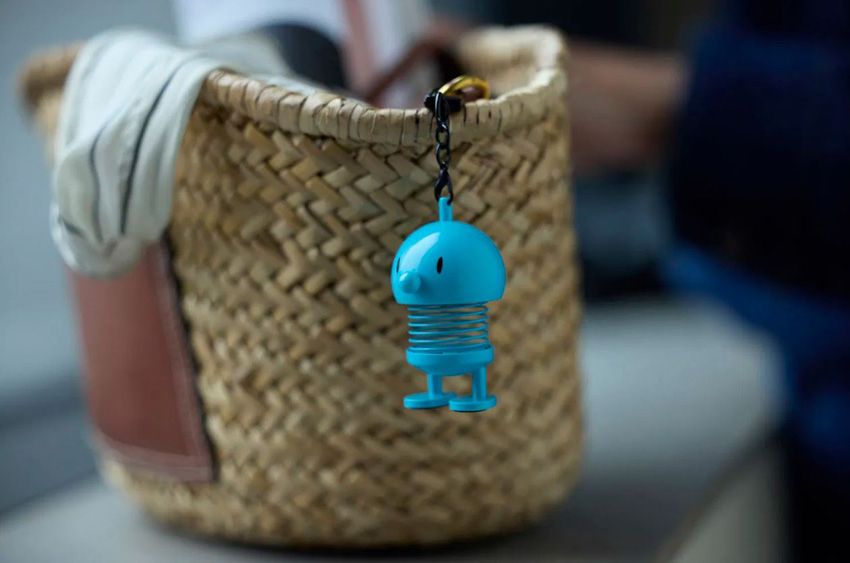 Hoptimist Bag charm turquoise XS