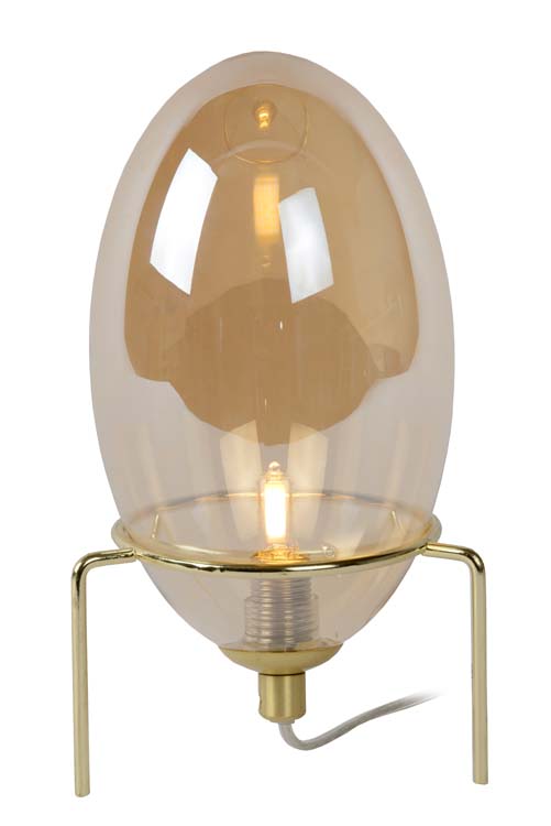 Lampe de table - Ø 13 cm - 1xG9 - Ambre