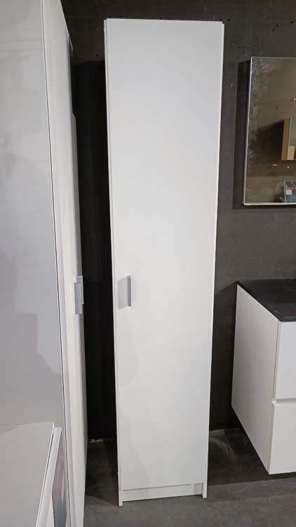 Opbergkast Finn wit staand 180x37x37cm