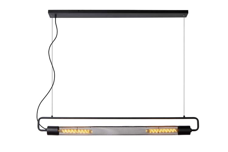 Lucide CALIXT - Suspension - 2xE27 - Noir