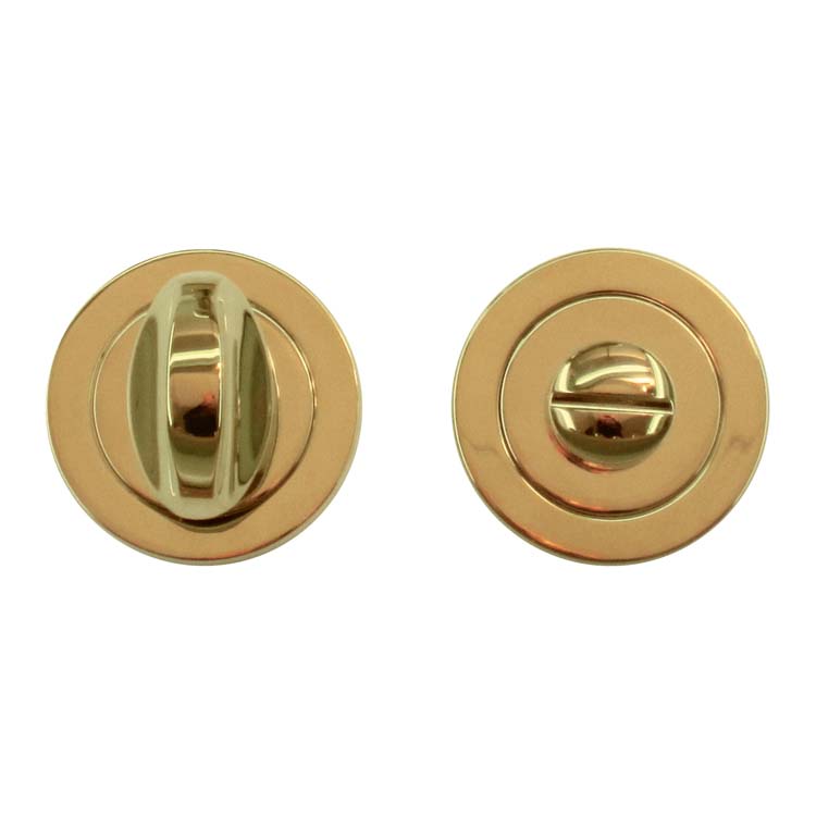 Quincaillerie toilette rond rosace tournante titanium