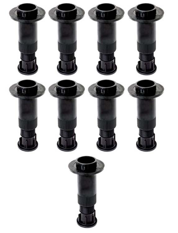 Potenset voor SMC douchebakken 9 stuks