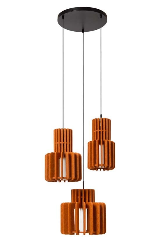 Suspension - terre cuite - Ø50cm - 3xE27 - 40W