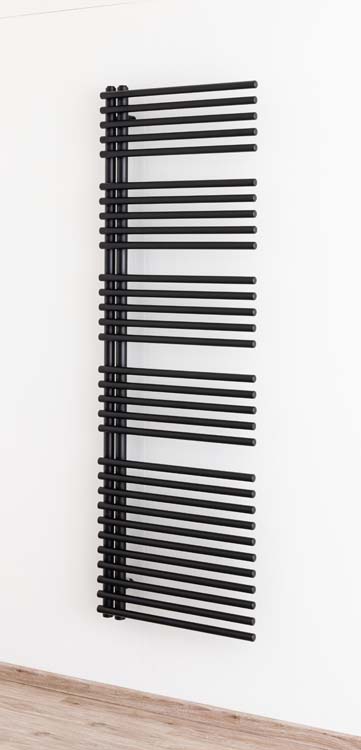 Radiateur sèche-serviettes Dexter simple 180x60cm noir 970Watt
