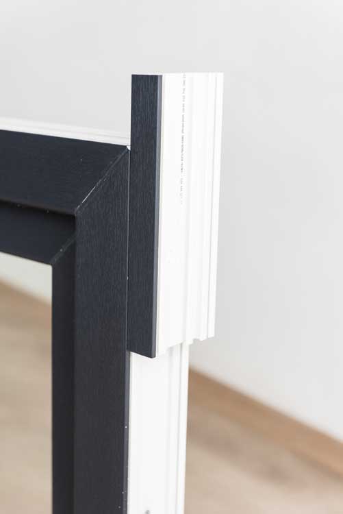Profilé d'élargissement 25mm antrac/blanc 2M Deceuninck
