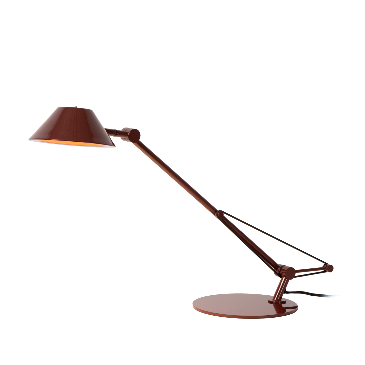 Lampe de bureau - LED - 1X8W 3000K - Bordeaux