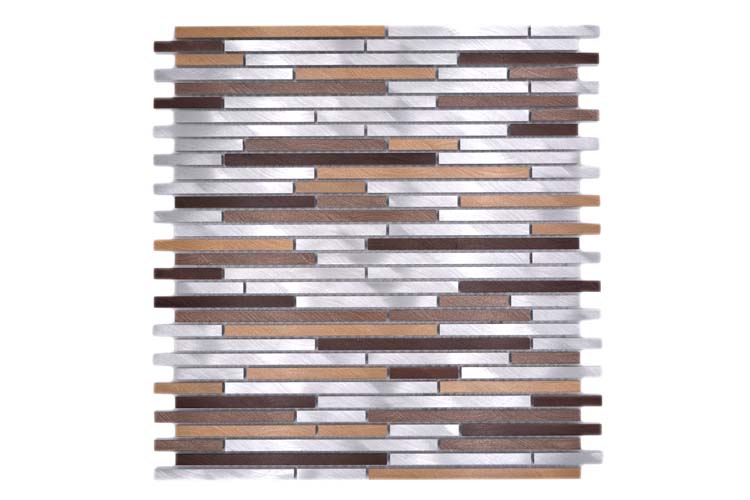 Mosaïque Mix cuivre mat 29,8x31,8cm