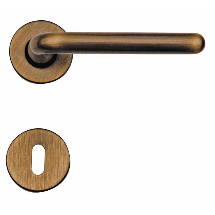 Poignée de porte firenze bronze rosace barbe