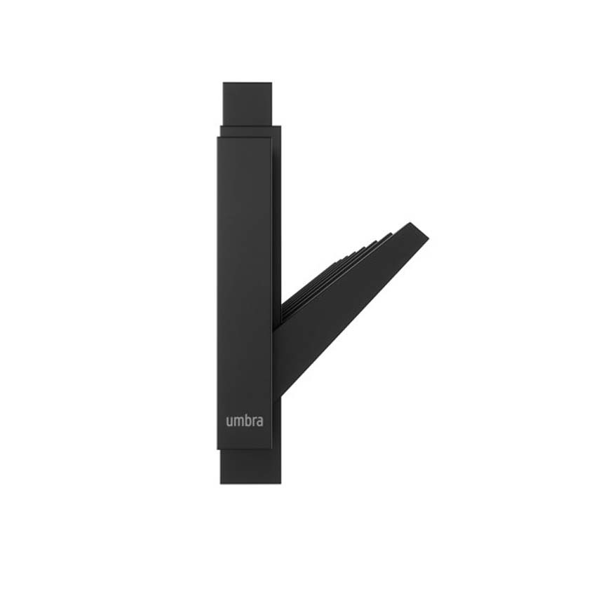 Kapstok Umbra Sticks kunststof zwart 72x3x18cm 8 haken