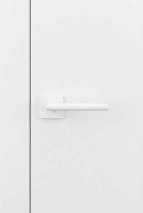 Deurkruk Xinnix 004 aluminium geanodiseerd wit complete set incl. rosas