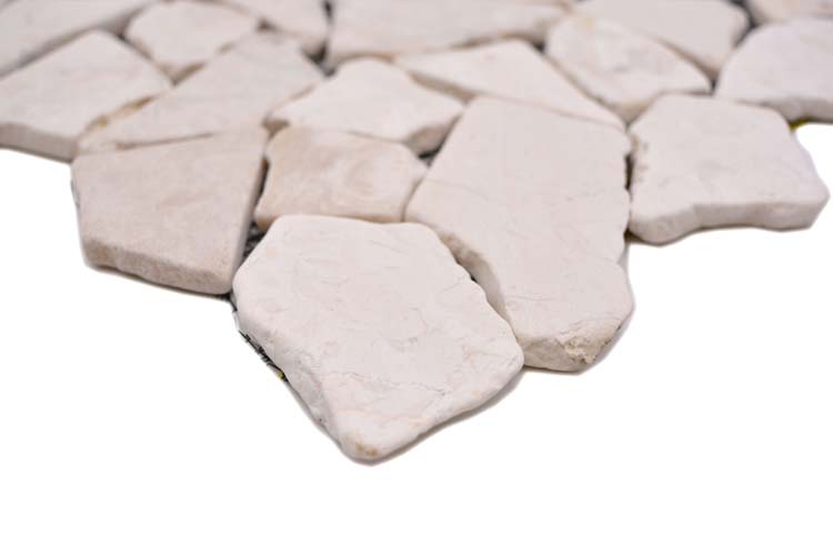 Mosaïque Flagstone ivoire mat 30,5x30,5cm