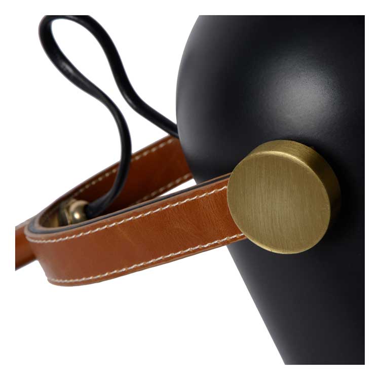 Lucide WAYLON - Lampe de bureau - E27 - Noir