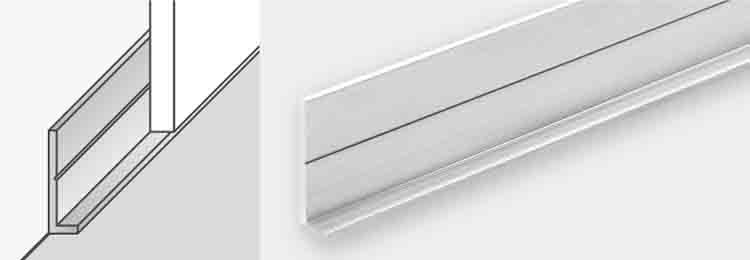 Startprofiel Dumawall aluminium 2.6m