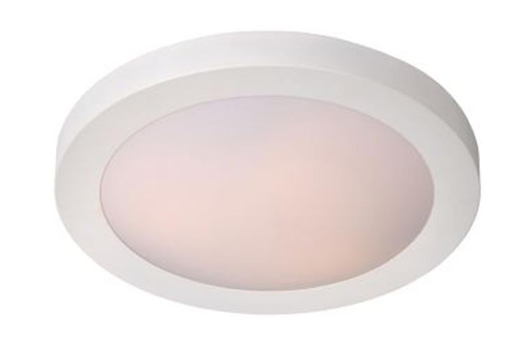 Plafonnier - blanc - Ø27cm - E27 - rond
