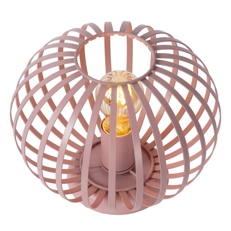 Lucide MERLINA - Tafellamp Kinderkamer - Ø 25,5 cm - 1xE27 - Roze