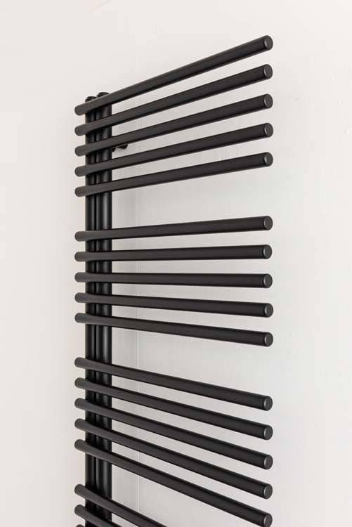 Radiateur sèche-serviettes Dexter simple 180x60cm noir 970Watt
