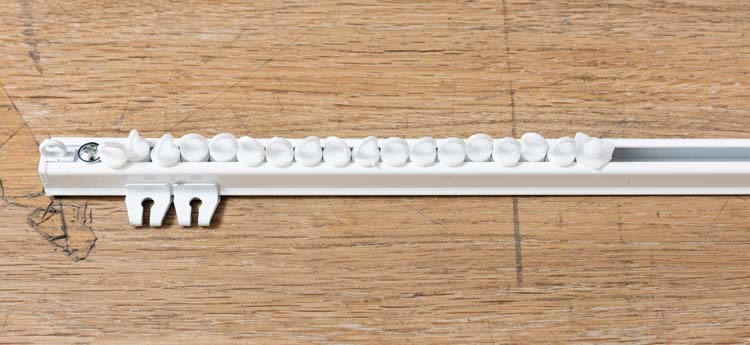 Rail alu wit kit 1500mm