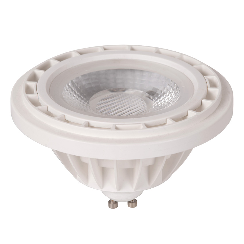 Lucide ES111 - Ampoule LED - Ø11cm - LED Dim to warm - GU10 (MR16) - 1x12W - 2200K/3000K - Blanc