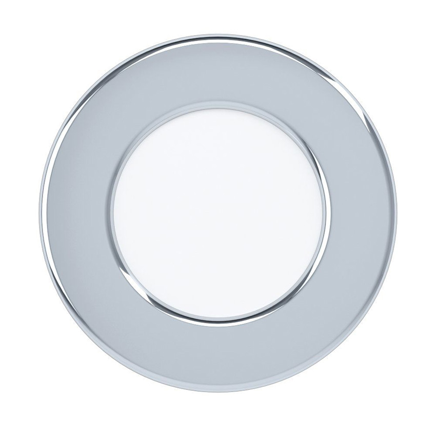Spot encastrable - chrome - Ø8,6cm - LED - 1x2,7W - 3000K