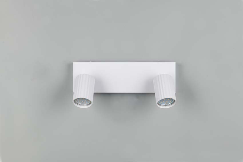 Spot en saillie - Blanc - 30x9x14,5cm - Dimmable - GU10 - 2x10W