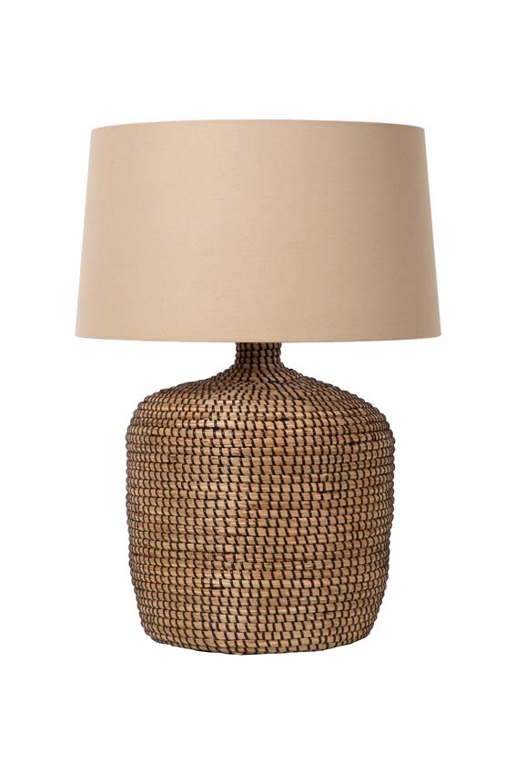 Lucide Premium Ambala - Tafellamp - Ø 45 cm - E27 - 1x40W - Naturel Lucide Premium Ambala - Tafellamp - Ø 45 cm - E27 - 1x40W - Naturel