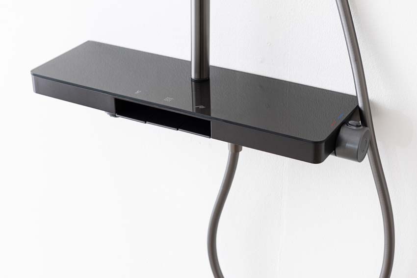 Bad- en doucheset Hudson thermostatisch gunmetal