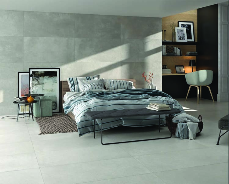 Vloer- en wandtegel Liam betongrijs 60x120cm