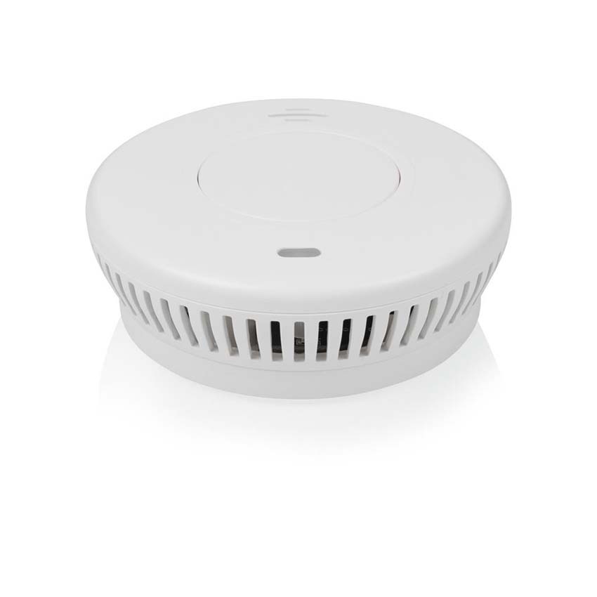 Détecteur de fumée optique Smartwares - Ø10,5cm - garantie 2 ans - batterie 10 ans - 1 pièce