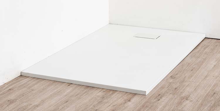 Receveur de douche Moby ardoise blanc mat 140x90cm Receveur de douche Moby ardoise blanc mat 140x90cm