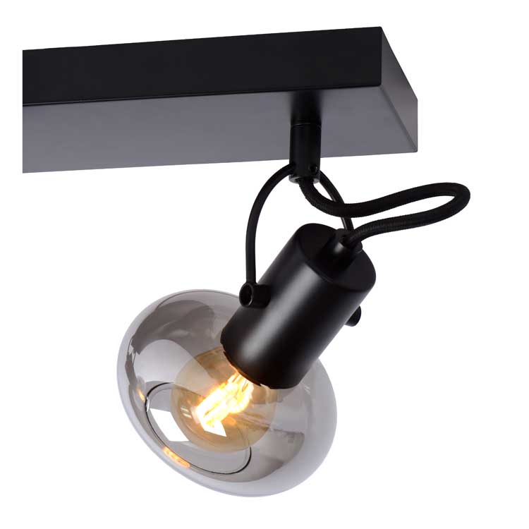 Lucide MADEE - Plafondspot - 2xE14 - Zwart