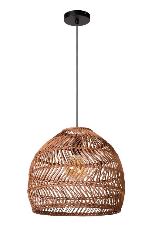Lucide MOLOKO - Hanglamp - Ø 40 cm - 1xE27 - Okergeel