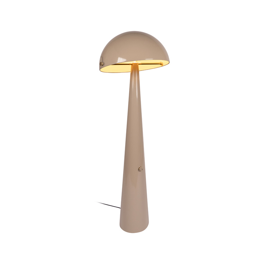 Lucide Vibes Barone - Lampadaire - Ø52,6cm - 1xE27 - Taupe