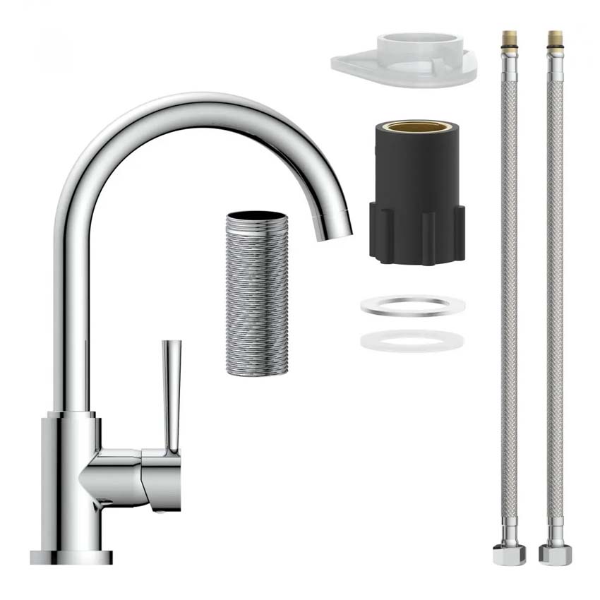 Robinet de cuisine Charlotte chrome